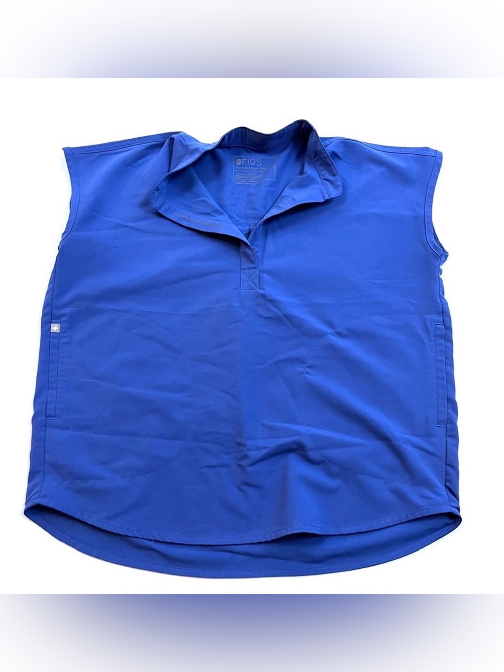 Mens blue Figs scrub top size 4XL